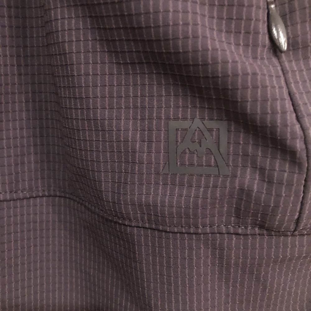 Avalanche Dark Gray Hiking Shorts Lightweight Quick Dry Stretch Large Zip Pocket - Picture 2 of 6